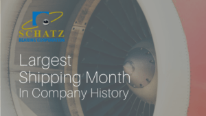 Blog Title Image - "Largest Shipping Month In Company History - Schatz Bearing"