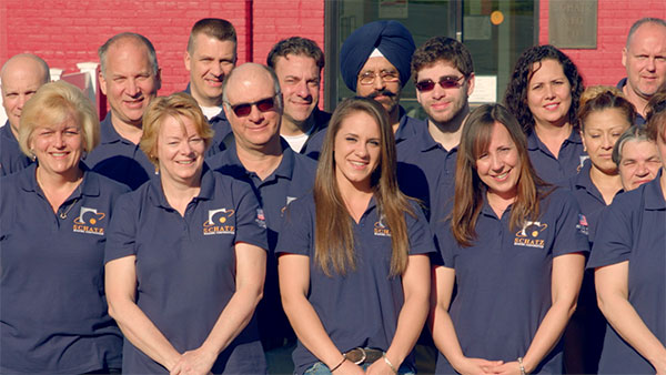 team photo close up left