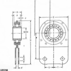 HB200 reference diagram for measurements