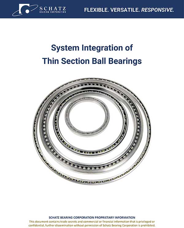 Cover page of System Integration of Thin Section Bearings PDF